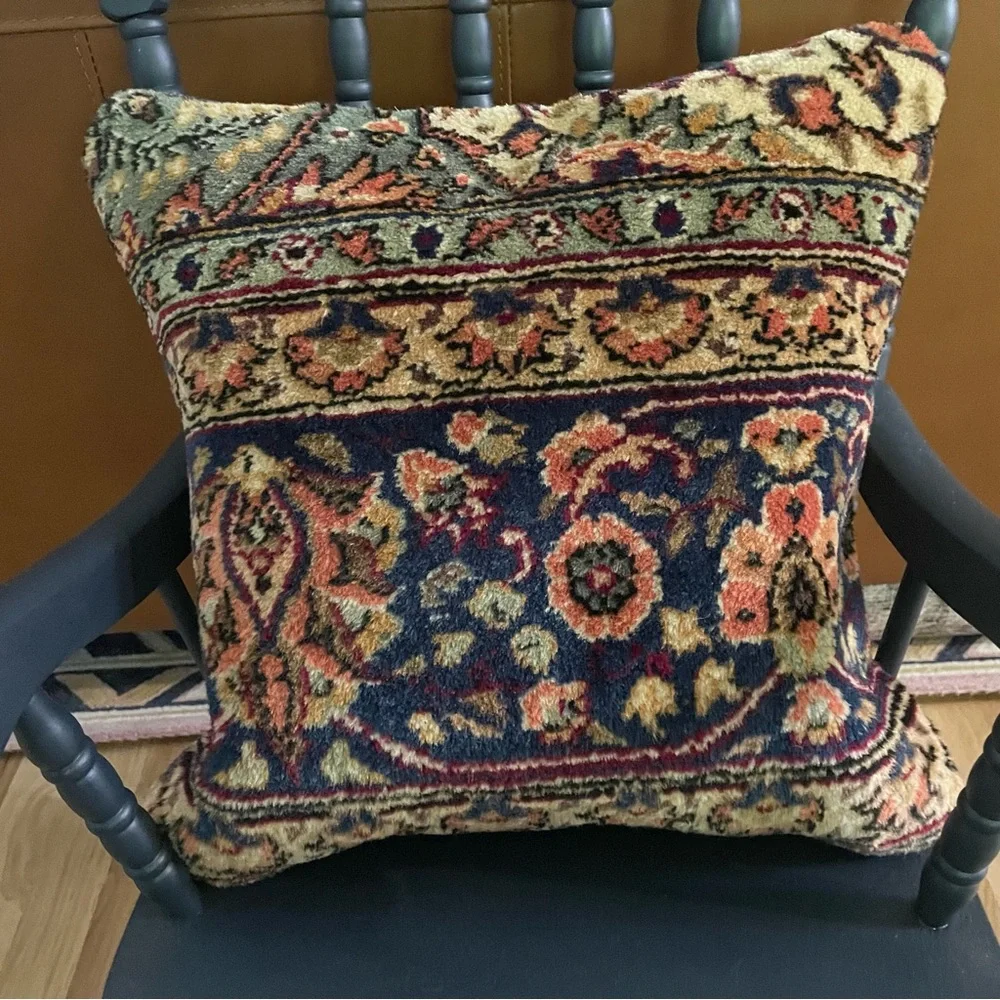 Old Kilim 16”x16” old